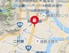 徳島－自動車・自転車一覧(大道)の地図